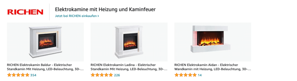 Amazon Sponsored-Brand - Produktkollektion
